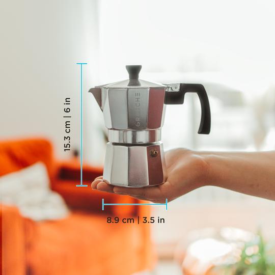 Espresso Maker Stovetop 1, 3, 6, 9 Cup