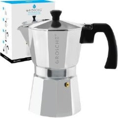 Espresso Maker Stovetop 1, 3, 6, 9 Cup